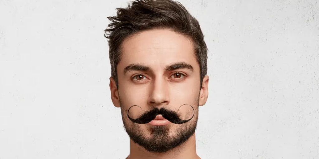 Short Beard with Mustache