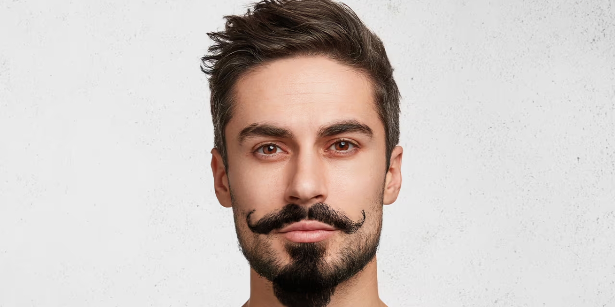 Short Beard with Mustache