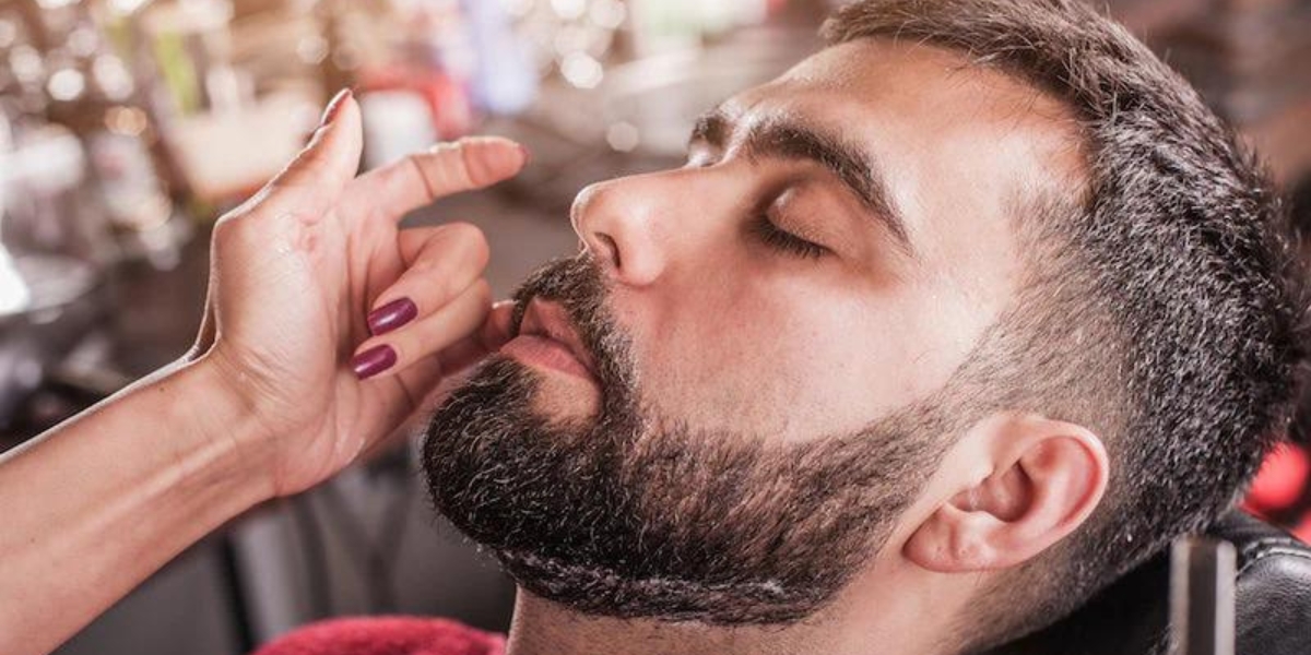 High Fade with Beard