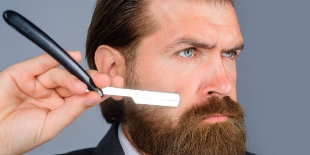 Pencil Mustache with Beard