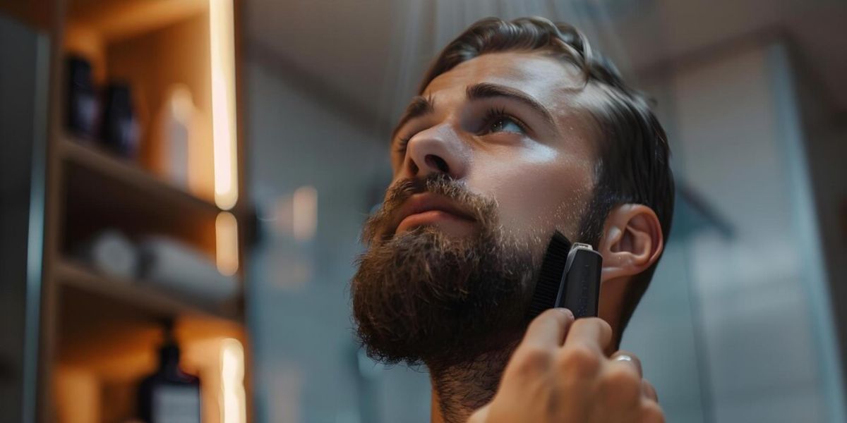 Full Beard with a Neat Mustache